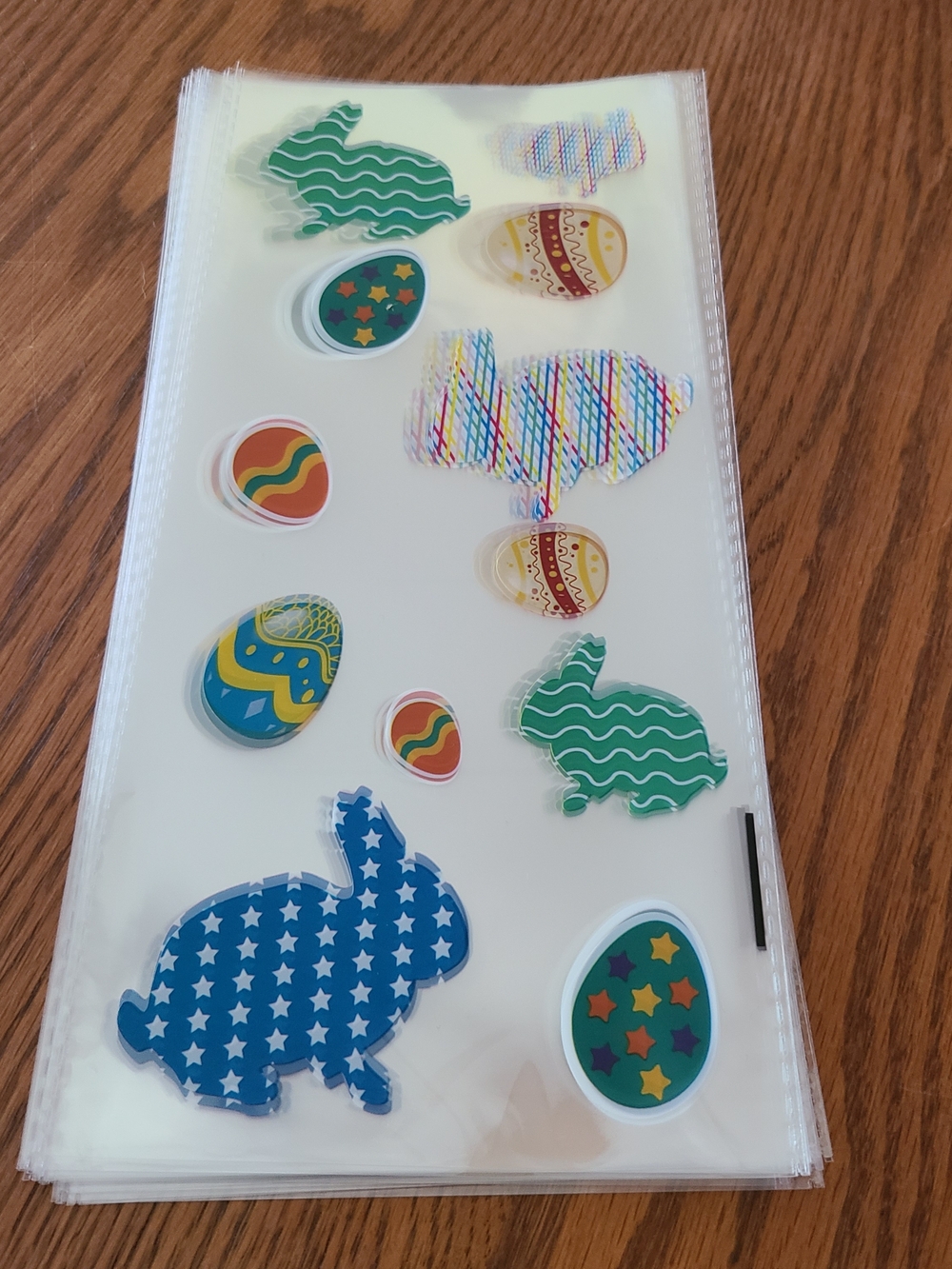 Easter Cellophane Bags - Blue/ Green Bunnies